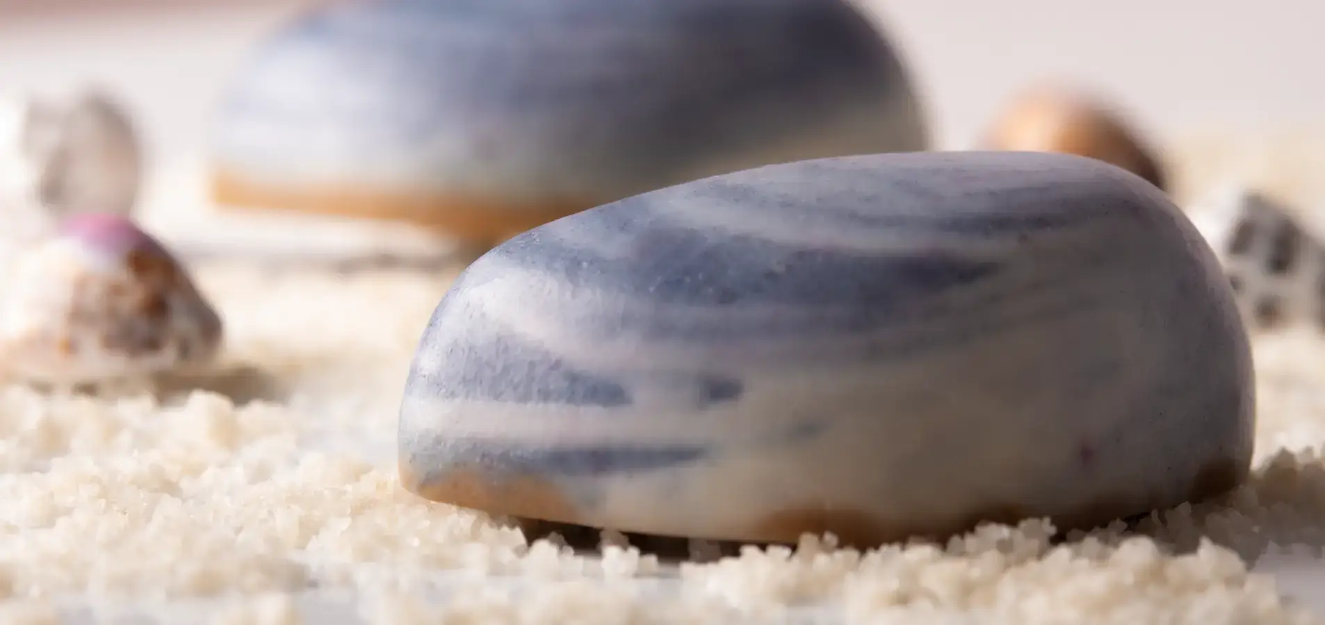 Savon galet "au fil de l'eau "-savon artisanal naturel